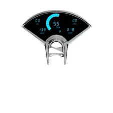 1955-1956 Bel Air Digital Gauges Teal LED w/GPS DP1101T-S9020 Made In USA picture