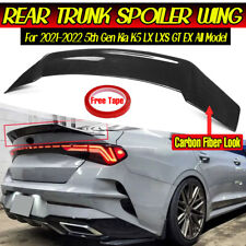 For KIA K5 GT LXS LX EX 21-23 KDM R Style Rear Trunk Spoiler Wing Carbon Fiber  picture