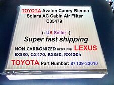 For TOYOTA AC CABIN AIR FILTER Avalon Camry Sienna Solara C35479  87139-32010 picture