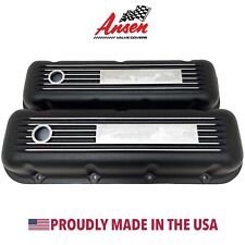 Big Block Chevy Black Finned Valve Covers - Ansen USA - DISCONTINUED Part picture
