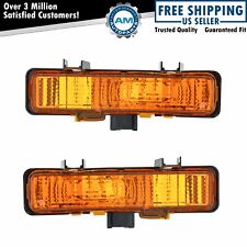 Bumper Mounted Corner Parking Marker Light Pair Set for GM Pickup Truck S10 S-15 picture