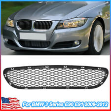 For BMW E90 E91 328i 335i 2009-2012 Front Lower Mesh Bumper Grilles Grill Black picture