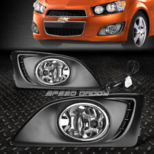 FOR 11-15 CHEVY AVEO SONIC FRONT BUMPER DRIVING FOG LIGHT LAMPS W/BEZEL+SWITCH picture