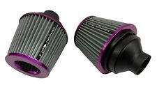 Dual Cone Intake Cold Air filters for BMW N54 335i 335xi E90 E92 - PURPLE picture