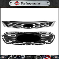 Front Upper Grill Middle Lower Grille Fit For Chevrolet Cruze 2016-2018 Chrome picture