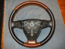 2004 - 07 Saab 9-3 Steering Wheel Wood /  Leather Part # 12791542 With Controls picture