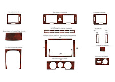 Wood Look Dash Trim Kit for 1999-2006 Skoda Fabia Auto Interior Panel picture