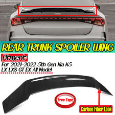 Carbon Fiber For KIA K5 GT LXS LX EX 2021-23 KDM R Style Rear Trunk Spoiler Wing picture