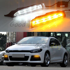 LED DRL for VW Scirocco R 2010 2011 2012 2013 Daytime Running Light Lamp W/ Turn picture