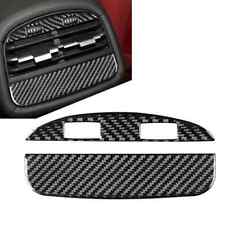 Carbon Fiber Rear Air Outlet Vent Panel Trim Cover For Maserati Ghibli 2014-2022 picture