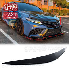 For Toyota Camry SE XSE TRD 2018-2024 Gloss BLK Front Bumper Trim Cover Garnish picture