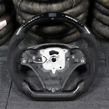 Suede Leather LED Carbon Fiber Steering Wheel BMW E90 E92 E93 M3 328i 335i 135i picture