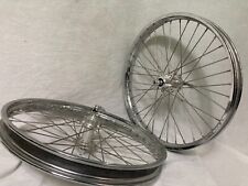 1.2x17 Chrome Plated Rims Motorcycle and Moped replacement Rims picture