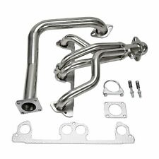 For 91-95 Jeep Wrangler YJ 2.5L L4 Exhaust Manifold Headers w/ Downpip-MT001047 picture
