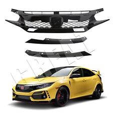 For 2016-2018 Honda Civic Front Grille Type R Style Hood Grill Hatchback Sedan picture