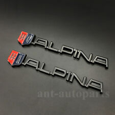 2x Metal Alpina Emblem Badge Sticker Auto Trunk Rear Tailgate Car Hood picture
