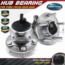 2x Rear Driver & Passenger Wheel Bearing Hub Assembly for Ford Focus 2012-2018  picture