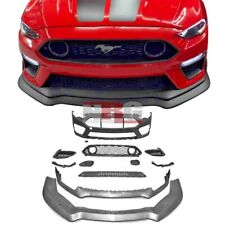 Fits 2018-2023 Ford Mustang Mach 1 Style Front Bumper replacement + Lip picture