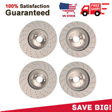 For Mercedes W222 S550 S550e Turbo Set of Front & Rear Brake Disc Rotors Hot New picture