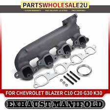 Left Exhaust Manifold with Gasket Kit for Chevrolet C10 C20 C30 Pickup V8 7.4L picture