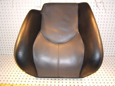 Mercedes Mid R129 SL600 front R seat leather BLACK Gray back 1 Cover/ Heat,Ty #2 picture