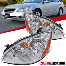 Fits 2002-2004 Altima Halogen Headlights Headlamps Replacement Left+Right 02-04 picture