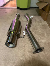 350Z/G35 Stainless Steel Catback Exhaust Single Exit 4.5