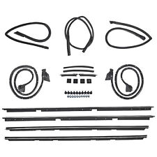 17Pcs Door Tailgate Weatherstripping Seal Kit For 78-87 El Camino GMC Caballero picture