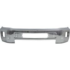 Front Bumper For 2015-2019 Chevy Silverado 2500 HD Chrome With Fog Light Holes picture