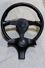 Original NARDI GARA 3 Leather Steering Wheel-Supra-JZX-Cressida-BMW-AE86-AE101 picture