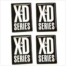 4x XD Series 775 Rockstar XS775 EMBLEM LOGO WHEEL RIM HUB CENTER CAP STICKERS picture