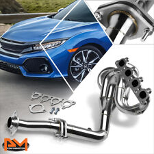 For 88-00 Honda Civic/CRX/Del Sol D15/D16 4-1 S.S Racing Exhaust Manifold Header picture