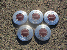 1982 to 1987 Lincoln Continental Mark VII alloy wheel center caps hubcaps picture