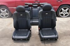 2005 W203 MERCEDES C55 AMG SPORT FRONT & REAR SEAT SET BLACK LEATHER SEATS picture