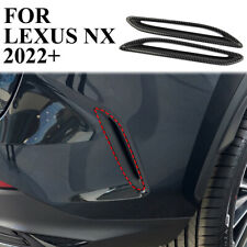 Carbon Fiber Rear Bumper Air Vent Outlet Cover trim For 2022 Lexus NX 250 350 picture