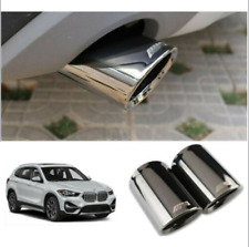 For BMW X1 2016-2020 F48 Black titanium Rear Tail Exhaust Muffler Tip Pipe 2pcs picture