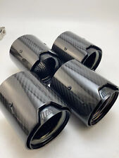 4 PCS Carbon Fiber Exhaust Tip Pipe Fit for BMW F87 M2 F80 M3 F82 F83 M4 picture