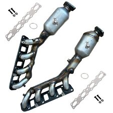 Left and Right Manifold Catalytic Converters For 2016-2021 Nissan Titan XD 5.6L picture
