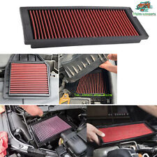 High Flow Air Filter Panel Replacemet Washable Reusable For Golf Passat GTI Red picture