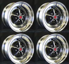 Magnum 500 Wheels 14x7 Set of Complete W/ Caps and Lug Nuts 14