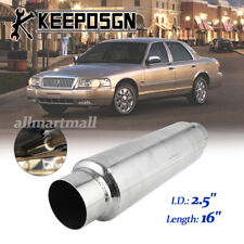 For Mercury Grand Marquis 2.5'' In/Outlet Muffler Resonator Exhaust 16'' Quiet picture