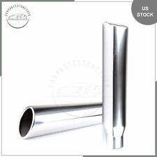 Rolled Edge Stainless Steel Exhaust Tip 2.5