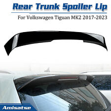Gloss Black Rear Trunk Spoiler Lip Wing For Volkswagen Tiguan MK2 2017-2023 picture
