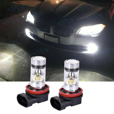 H11 White LED Fog Light Bulbs 100W for BMW 320i 328i 335i 525i 528i 535i xDrive picture