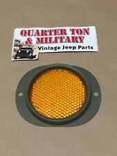  Reflector assembly Late M-series *AMBER* Fits Willys M38 M38A1 M151 M37 NEW  picture