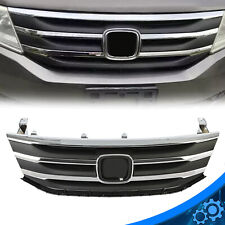 Fits New Honda Odyssey 2011 2012 2013 Front Black Grill Grille Chrome Molding picture