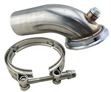 Stainless Downpipe Elbow 90° for Holset Turbo HY35 HE351 VBand Flange Clamp 4