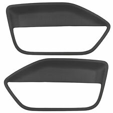 BLACK ABS For FORD MUSTANG 2005 -2009 Pair Interior Door Panel Insert Hard Cover picture