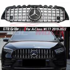 Chrome GTR Style Grille For Benz A-Class W177 2019-2022 A200 A220 A250 A35 AMG picture