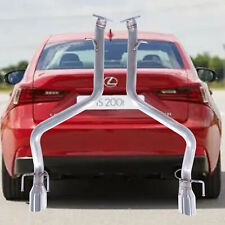 Axle Back Exhaust For 14-20 Lexus IS200t IS300 IS350 Stainless Steel picture